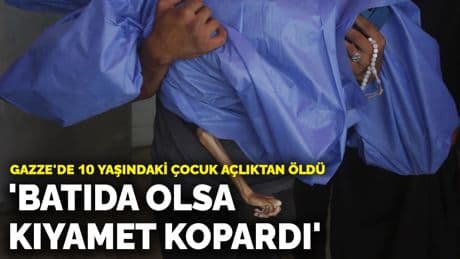 Gazze'de 10 yaşındaki çocuk açlıktan öldü! 'Batıda olsa kıyamet kopardı'