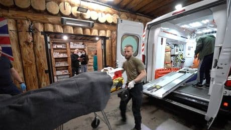 Inside jaw-dropping secret hospital on Ukraine front where doctors save hero soldiers’ lives with surgery & amputations