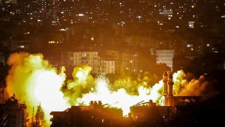 Israel strikes Beirut after military announces targeting Hezbollah drone factories