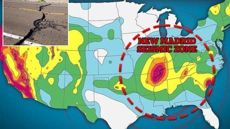 Monster earthquake zone is overdue for an eruption in America's Heartland, scientists warn