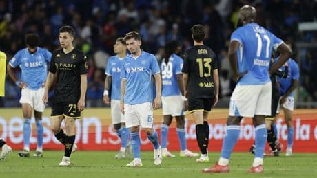 Napoli-Genoa 2-2, le pagelle: Lukaku e Raspadori (7) non bastano, Vasquez (6,5) si riscatta con il gol, McTominay (8) il migliore