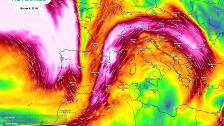 Llega un nuevo frente con fuertes lluvias, granizo y tormentas en las próximas horas: estas son las comunidades con avisos