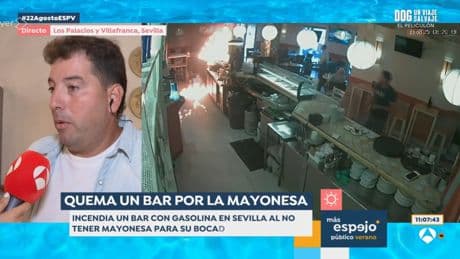 El dueño del bar de Sevilla incendiado por un cliente explica lo que comentó: "Quería entrar en la cárcel"