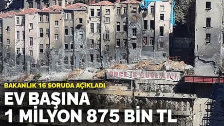 Bakanlık 16 soruda açıkladı: Ev başına 1 milyon 875 bin TL