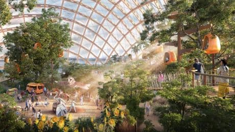 Huge £100million beachfront attraction with indoor forests and treehouses forced to delay opening date