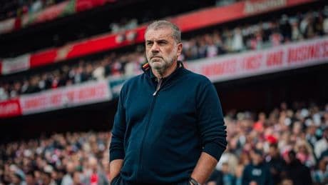Ange Postecoglou responds to brutal Arsenal chants on management return