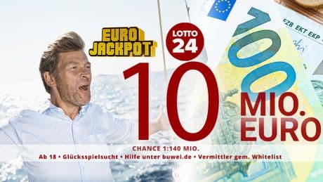 Ziehung Dienstag! 10 Millionen im Eurojackpot – hier für nur 3 Euro mitspielen