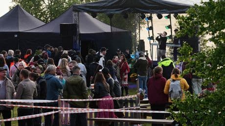 A rap festival near the Arctic Ocean delights crowds under the midnight sun
