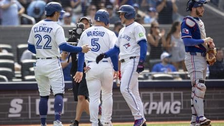 Straw stirs Blue Jays to 14-2 rout of Rangers
