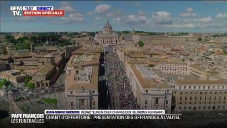 Obsèques du pape François: environ 200.000 personnes assistent aux funérailles selon le Vatican