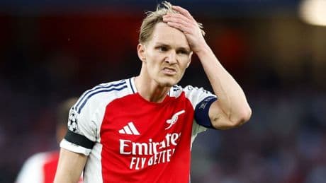 Arsenal captain Martin Odegaard slammed for PSG no-show – but shock stats prove he is being LET DOWN by team-mates