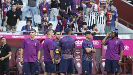 El 1x1 del Barça al descanso ante el Vissel Kobe