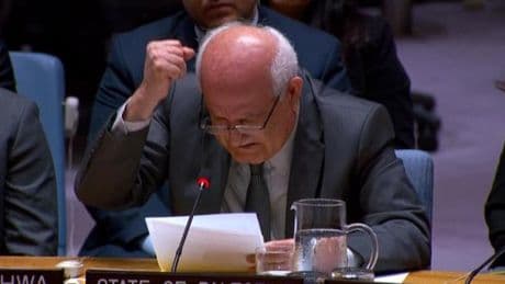L’ambassadeur palestinien à l’ONU fond en larmes en décrivant la mort d’enfants dans la bande de Gaza