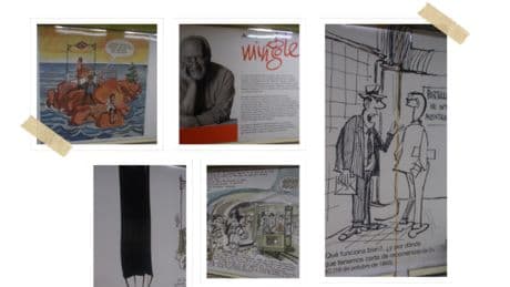 El metro artístico de Mingote en Madrid