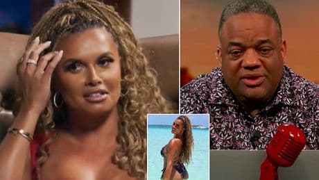 Joy Taylor takes brutal shot at Jason Whitlock's weight as she addresses creepy 'peanut butter skin' remark