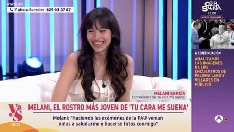 Melani García desvela cómo compaginó estudiar para la PAU con &#039;Tu cara me suena&#039;: &quot;Estoy liberada y contenta&quot;