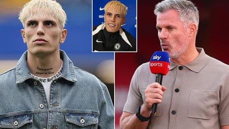 Jamie Carragher rips into Chelsea's new £40m signing Alejandro Garnacho after spotting what he did during Fulham clash at Stamford Bridge: 'I can't STAND it!'