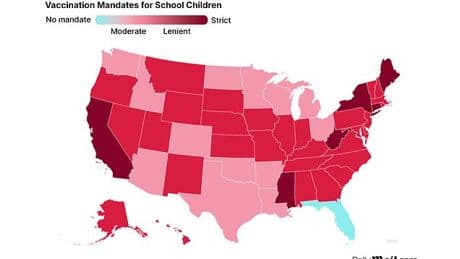 Florida is ushering in a new era of vaccine 'freedom'... check this interactive map to see where mandates will be eliminated next