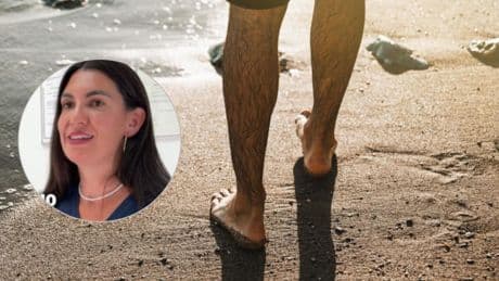 María Jesús, podóloga: ''Andar descalzo te ayuda a fortalecer la musculatura del pie y a prevenir lesiones y dolores''