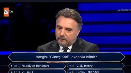 Kim Milyoner Olmak İster Güneş Kral sorusu: Hangisi güneş kral lakabıyla bilinir? Güneşin kralı neden güneş kral?