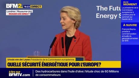 Ursula von der Leyen: "Nous avons réduit le financement de l'économie de guerre de la Russie et renforcé notre sécurité énergétique"