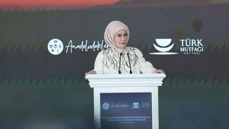 Emine Erdoğan, "Anadoludakiler Kapadokya Pazarı" açılış programında konuştu: Gastro-diplomasi alanında büyük bir güce sahibiz