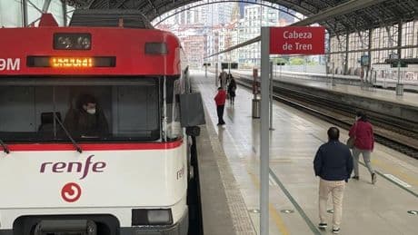 Renfe interrumpe la circulación en la línea entre Bilbao y Orduña el 14 y 15 de junio por las obras en la estación de Basauri