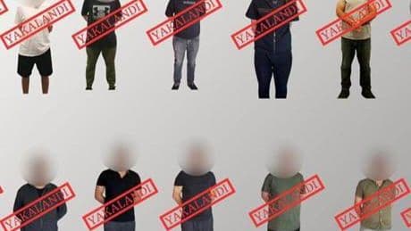 Kırmızı bültenle ve ulusal seviyede aranan 14 suçlu Türkiye'ye getirildi