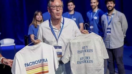 Mensaje en una camiseta