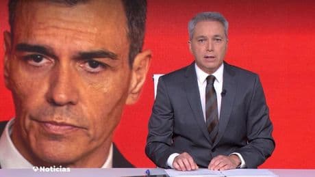 El informativo de Vicente Vallés en Antena 3 bate récord de audiencia (23,9%) tras la crisis en el PSOE por el 'caso Cerdán'