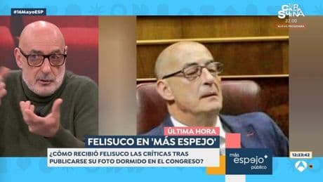 Felisuco responde a su foto viral &#039;dormido&#039; en el Congreso: &quot;Debí parpadear tres veces y me pillaron así&quot;
