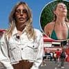 Bonnie Blue defies Premier League stadium ban after being kicked out for offering to 'pleasure' fans at a game