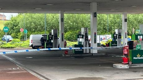 Morrisons petrol station robbed as man rushed to hospital in late-night incident