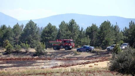 Kastamonu tarım arazisinden ormana sıçrayan yangın kontrol altında: 10 hektar alan zarar gördü