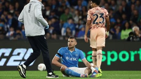 Buongiorno, infortunio per il difensore del Napoli: lesione all'adduttore, stagione finita