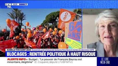 Budget: "40 milliards, c'est un objectif qui est trop important", estime Isabelle This Saint-Jean