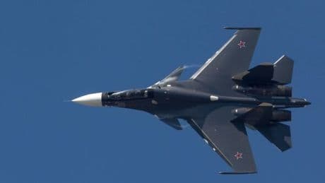 Russia reeling as £38m fighter jet shot down by Ukrainian sea drone in world first