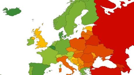 Gökkuşağı Haritası: Türkiye LGBTİ'ler için en tehlikeli üçüncü Avrupa ülkesi