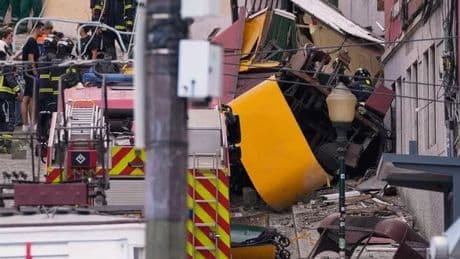 Lisbon funicular crash aftermath sees desperate battle to save screaming children