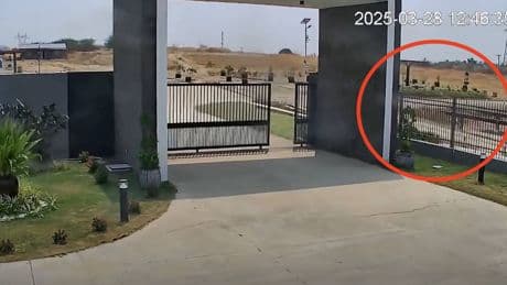 Un vídeo capturó el momento exacto en que 'la tierra se rompe' durante el terremoto de Myanmar
