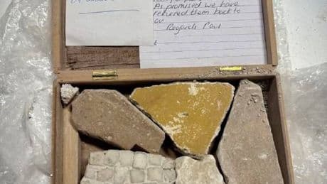 Pietre rubate dal sito di Pompei da un turista, il nipote le restituisce dopo 50 anni