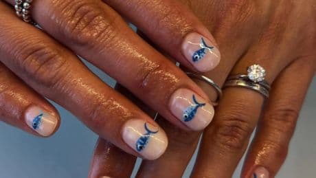 La tendencia en uñas que no te esperabas: la manicura de pescaditos y gambas