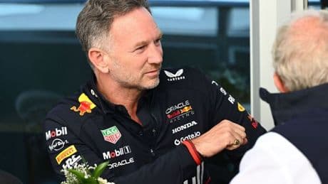Christian Horner makes George Russell accusation as Red Bull protest drama erupts