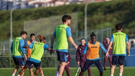 Trabzonspor'un Galatasaray mesaisi başladı