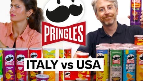We compared Italian Pringles to American Pringles to find the differences