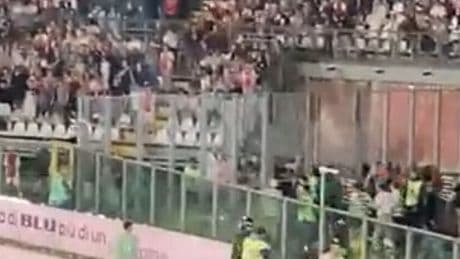Celtic and Ajax fans clash as tempers flare and pints fly during Como Cup defeat