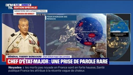 Général Thierry Burkhard (chef d'état-major français des armées): "Les crises se multiplient et se superposent"