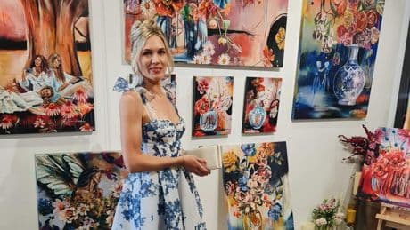 Kunstenares Nicolette van den Hadelkamp: ’Niet te geloven dat mijn werk in een galerie in de VS hing’