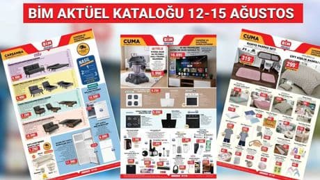 BİM 12-15 Ağustos aktüel kataloğu 2025: Termos, drone, paspas seti, pike ve koltuk çeşitleri raflara geliyor