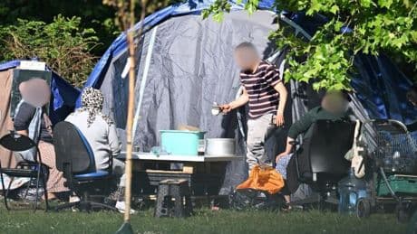 TfL again seeking court order to clear Park Lane homeless camp as new tents emerge